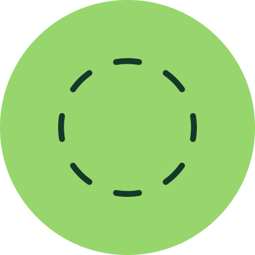 Dashed circle icon